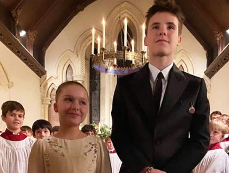 Beckhamék megkereszteltették tinédzser gyerekeiket