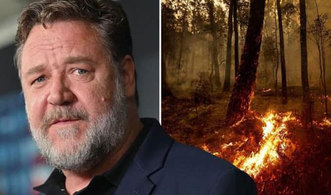 A pusztító tűz miatt nem tudta átvenni Russell Crowe a Golden Globe-díját