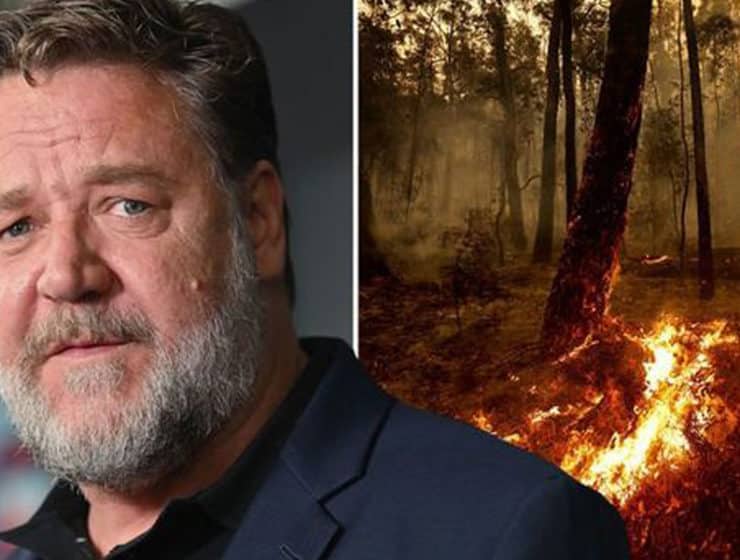 A pusztító tűz miatt nem tudta átvenni Russell Crowe a Golden Globe-díját
