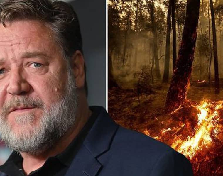 A pusztító tűz miatt nem tudta átvenni Russell Crowe a Golden Globe-díját