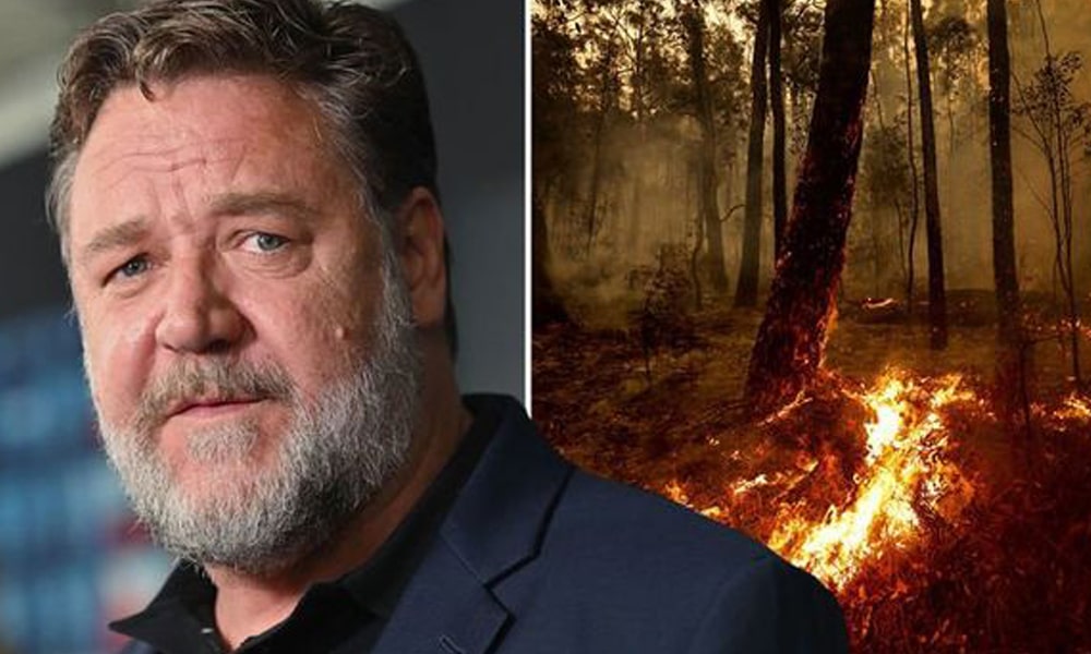 A pusztító tűz miatt nem tudta átvenni Russell Crowe a Golden Globe-díját